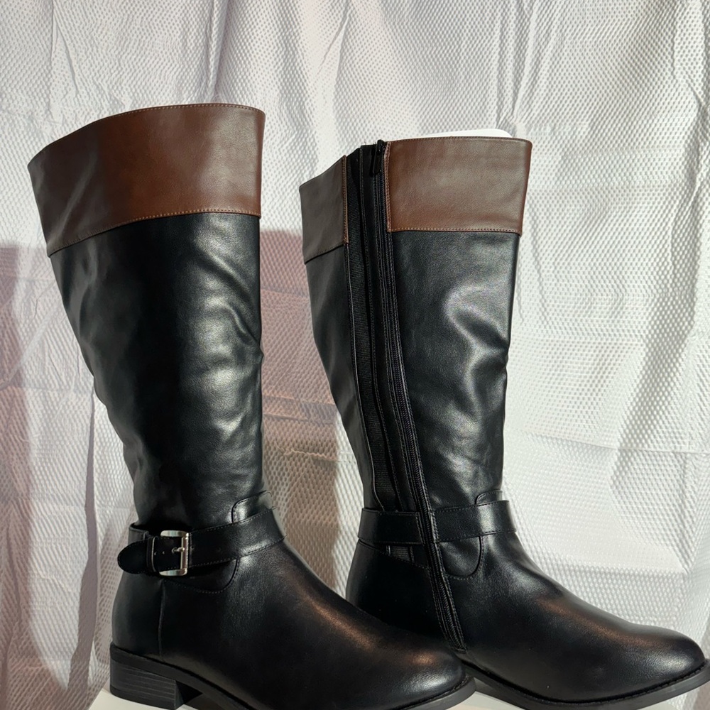 Torrid black and brown boots